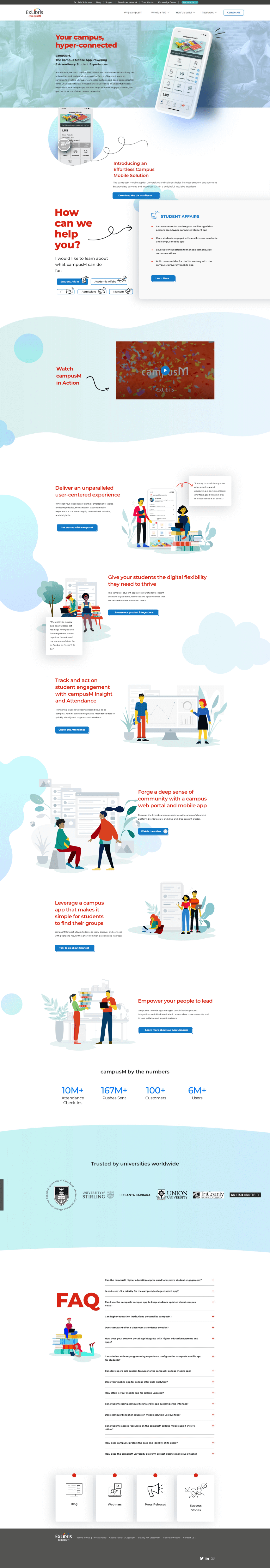 LM Web Solutions - Exlibris campusM
