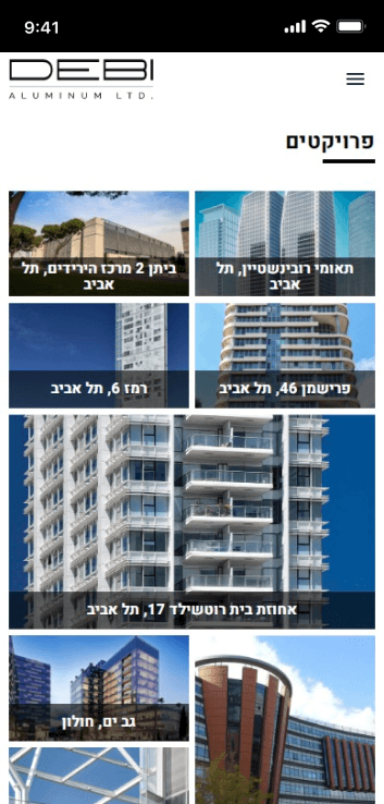 LM Web Solutions - דבי אלומיניום