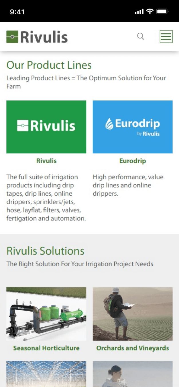 LM Web Solutions - Rivulis