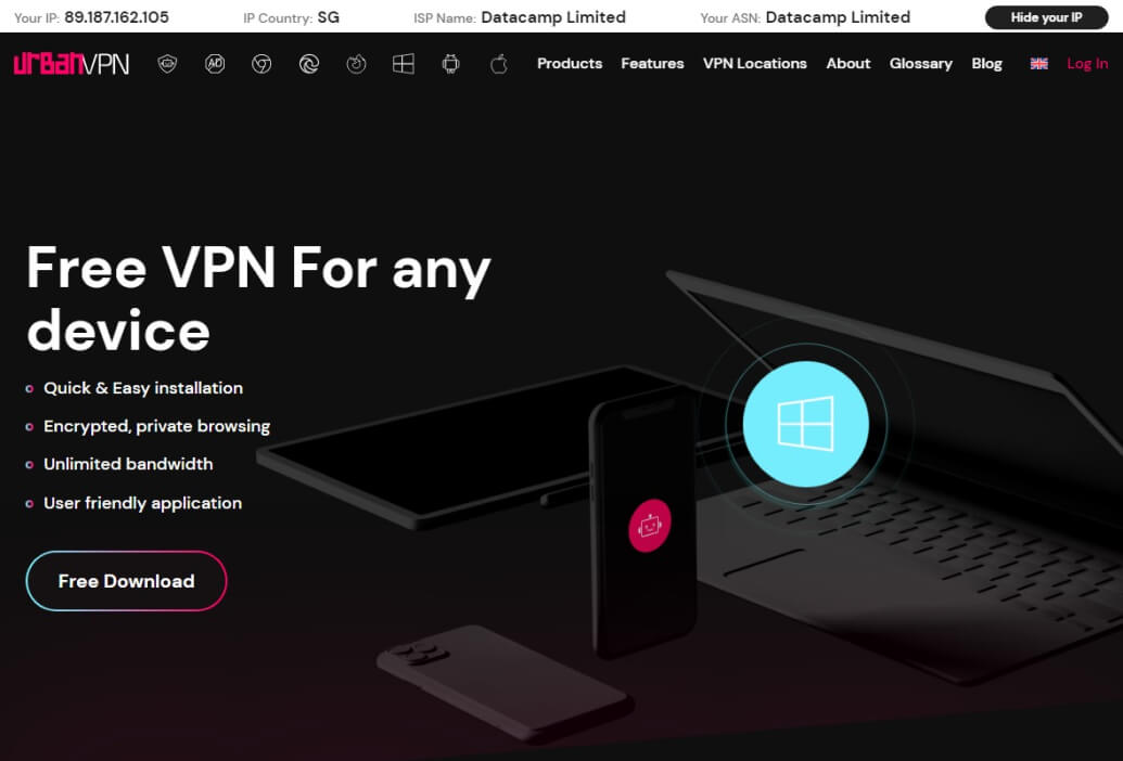 LM Web Solutions - Urban VPN