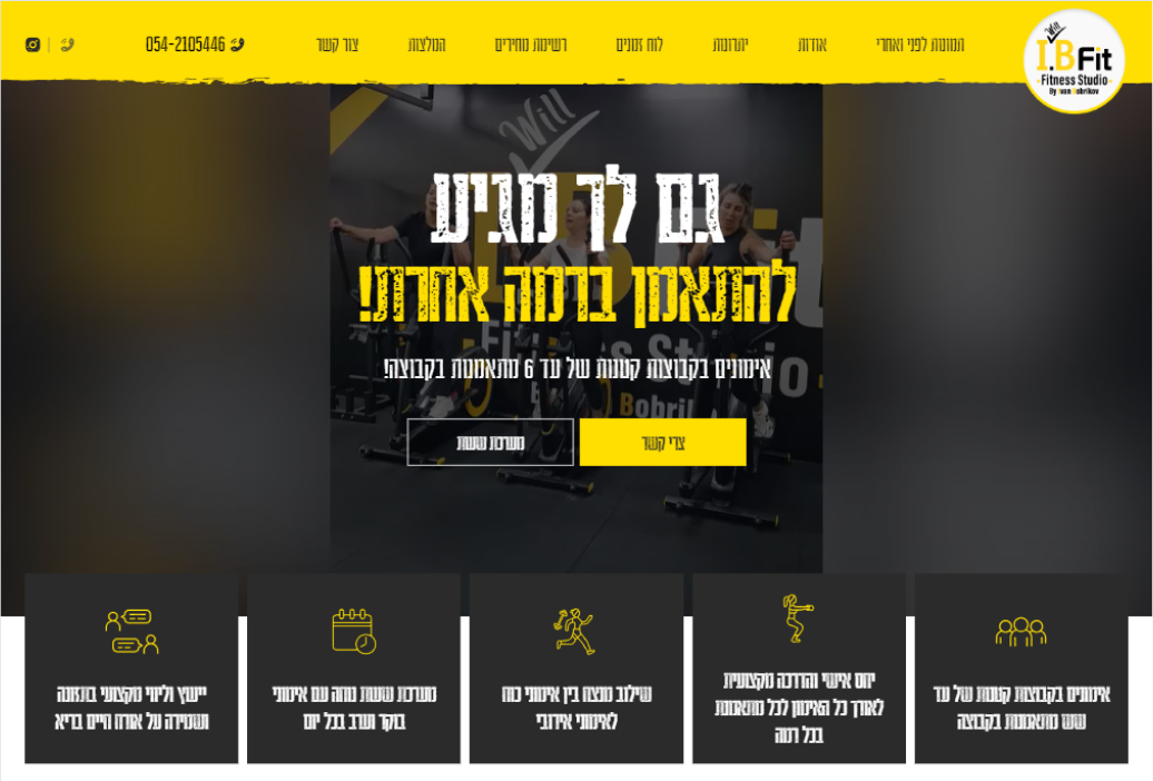LM Web Solutions - סטודיו I.B Fit