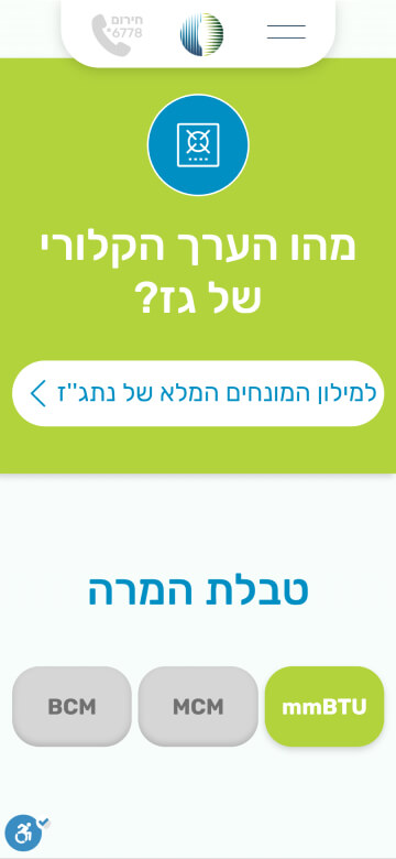 LM Web Solutions - נתג"ז - נתיבי הגז הטבעי לישראל