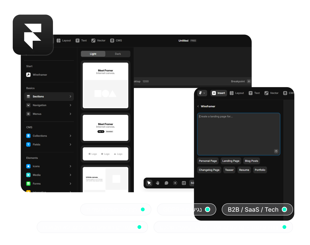 Framer website maintenance service