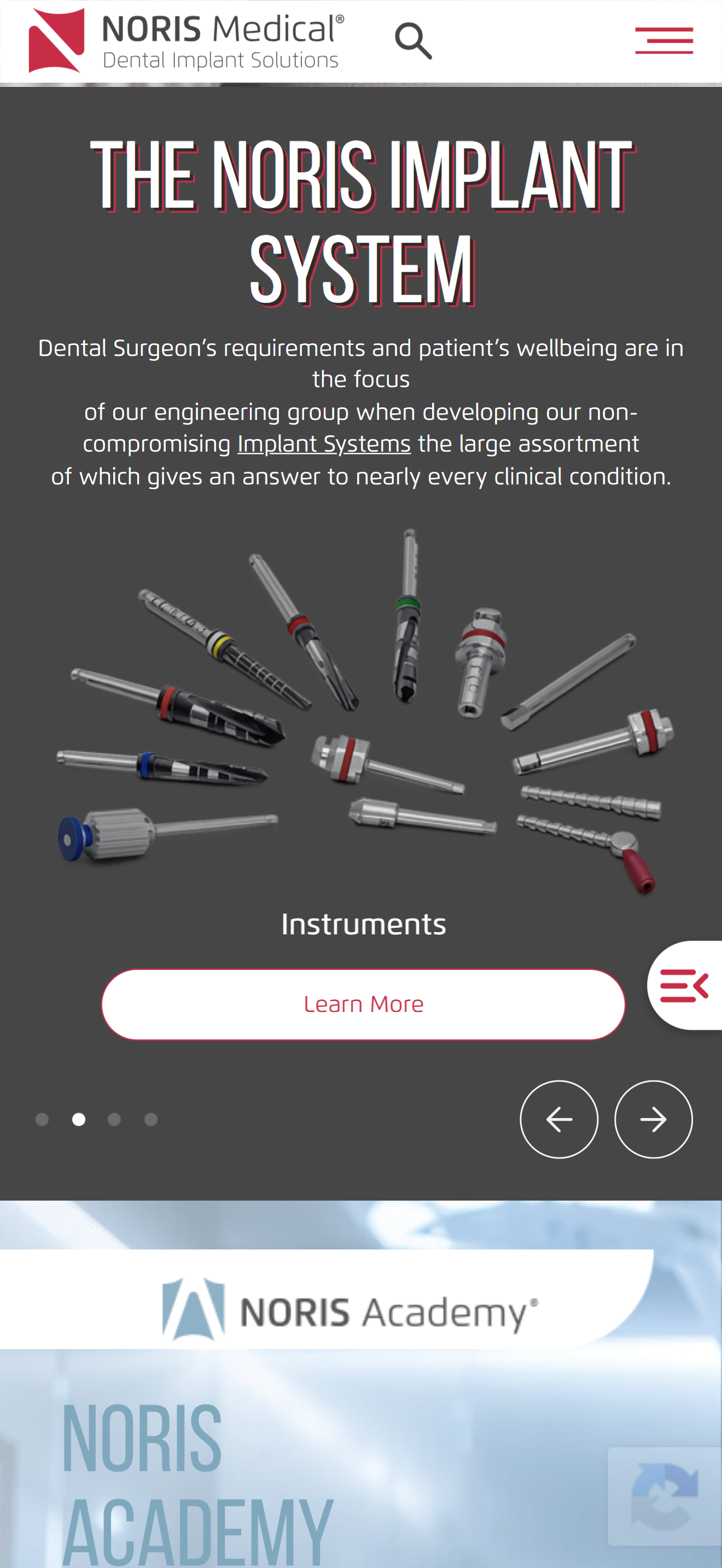 Noris Medical – mobile