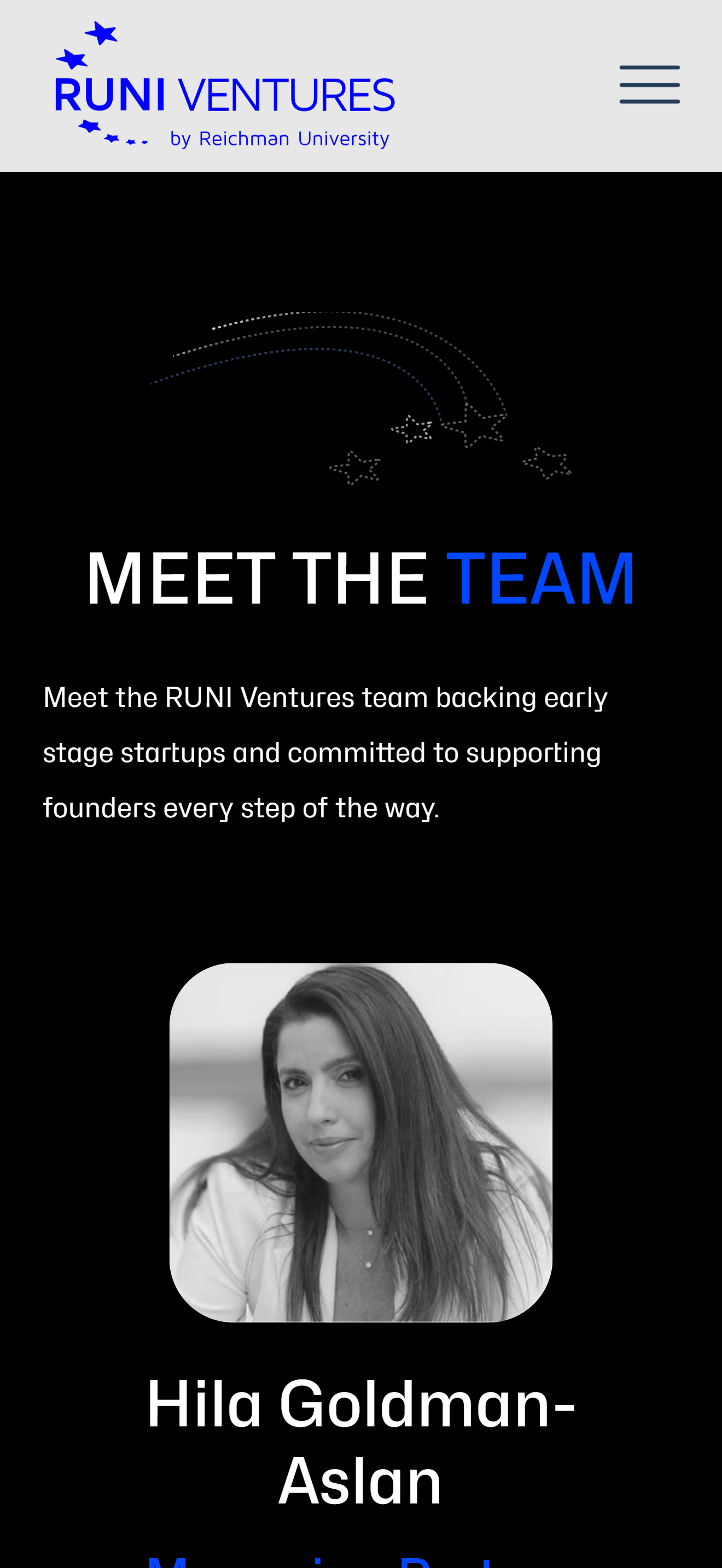 RUNI Ventures – mobile